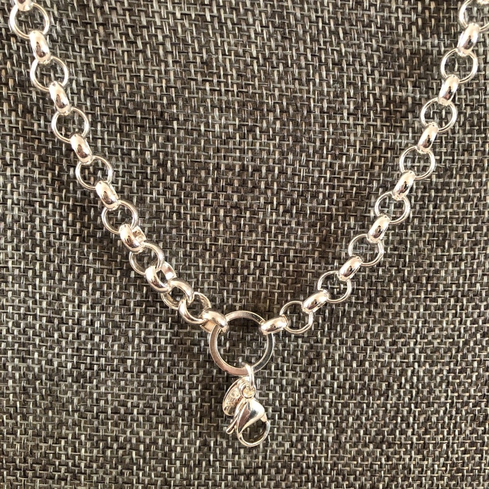 Origami Owl Silver Rolo Chain